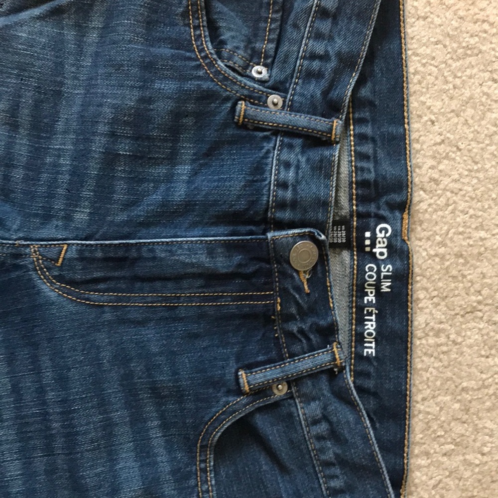 GAP slim straight jeans 29x30